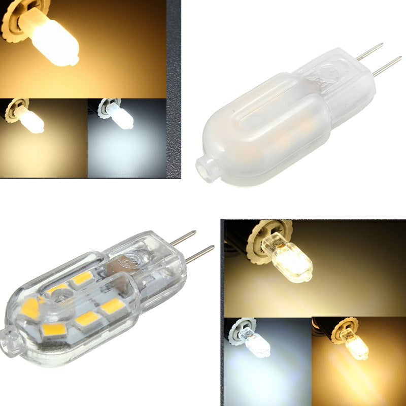 G4 Base 2W 12SMD LED Warm/Cool/Natural White Light Lamp Bulb DC12V