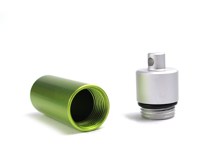 Aluminum Bottle Waterproof Tank Life-saving Equipment Keychain EDC Tool