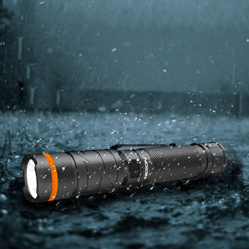 NICRON B70 800lm Flashlight Magnet 90 Waterproof 4 Modes Zoomable LED Work Lamp Camping Hunting Emergency Lantern