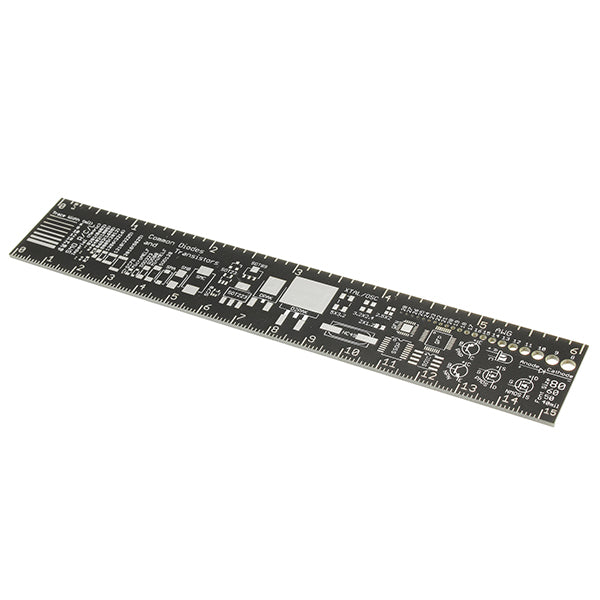 5Pcs 15cm Duinopeak PCB Ruler Measuring Tool Resistor Capacitor Chip IC SMD Diode Transistor Package