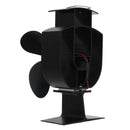 4 Blades Heat Powered Stove Fan for Log Burner Fireplace Eco Silent 6 Color