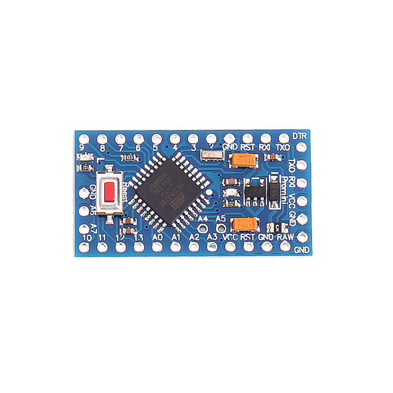 5Pcs 3.3V 8MHz ATmega328P-AU Pro Mini Microcontroller With Pins Development Board For