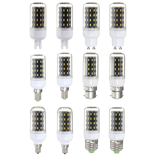 E27/E14/E12/B22/G9/GU10 LED Bulb 4W SMD 4014 56 400LM Pure White/Warm White Corn Light Lamp AC 220V