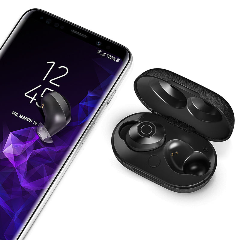 BlitzWolf BW-FYE5 TWS bluetooth V5.0 Earphone Mini Invisible True Wireless Bilateral Call Stereo Headphone with Charging Box