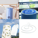 KCASA Creative Snail Spiral Drying Rack Spiral Shaped Hanger Rotating Quilt Storage Rack Quilt Curtains Blanket Rack Good For Outside Window Indoor Balcony