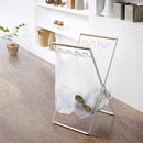 Folding Garbage Bag Holder Stand Door Trash Rack Kitchen Storage Towel Shelf