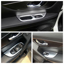 Left Hand Silver Door Armrest Cover Window Switch Panel Trim Car Moulding Trim Strip For Nissan Rogue 2014-2019