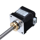 HANPOSE 17HS4401-S T8x8 Nema 17 Lead Screw Stepper Motor Linear Actuators 40mm 1.7A 40N.cm 4-lead 42 Motor 100-500mm Trapezoidal Lead Screw for 3D printer Z Axis