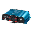 ST-997 Mini Blue Car HIFI Audio Amplifier Board Digital Stereo Amp 4 Channel 80W DC12V 4CH USB SD FM Remote Control for Car/Home/Theater