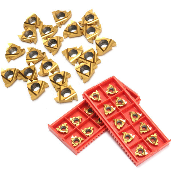 20pcs 16IR AG60 16ER AG60 Carbide Inserts Internal External Thread CNC Blade
