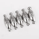 5Pcs Magnetic Jewelry Clasps Strong Necklace/Bracelet Clasp Silver
