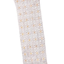 10Yards/9.1m 4-rows Snowflake Crystal Chain Ribbon Trim Sewing Applique Embellishment Decoration Silver 11cm