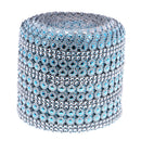 10Yards/9.1m Flower Rhinestone Crystal Chain Beaded Ribbon Trim Sewing Applique Embellishment