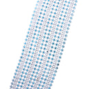 10Yards/9.1m Flower Rhinestone Crystal Chain Beaded Ribbon Trim Sewing Applique Embellishment
