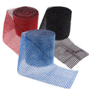 10 Yards Mesh Wrap Roll Sparkle Rhinestone Ribbon for Wedding Cake Clothing Accessories Craft Project DIY Red