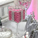4"x10yard 24 Row Pink Acrylic Bling Rhinestone Diamond Ribbon Roll Mesh Wrap for Craft Supplies