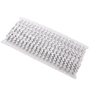 10 Yards 1.2cm Leaves Shape Rhinestone Chain Ribbon Trims for Crafts Wedding Decoration Sewing Applique Silver