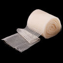 10 Yards 24-Rows Pearl Beaded Chain Ribbon Trim Sewing Applique for DIY Decoration Beige