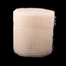 10 Yards 24-Rows Pearl Beaded Chain Ribbon Trim Sewing Applique for DIY Decoration Beige
