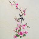 Flower and Bird Lace Embroidered Fabric Sew on Dress Applique Sewing Patch Craft