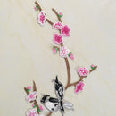 Flower and Bird Lace Embroidered Fabric Sew on Dress Applique Sewing Patch Craft