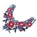 Lace Embroidered Floral Collar Applique for Clothes Dress Neckline Trims Sewing CL566