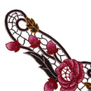 Lace Embroidered Floral Collar Applique for Clothes Dress Neckline Trims Sewing CL899
