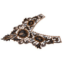 Embroidered Flower Lace Fabric Trim Applique Patch for Sewing Craft J021