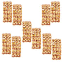 10 Pieces Diamante Crystal Wedding Invitation Ribbon Slider Ribbons Buckle for Decoration Gold