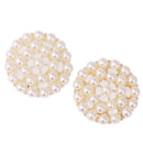 Pack of 5 Pearl Buttons Flatback Embellishments for Bow Crafts Wedding Decoration DIY 20mm