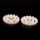 Pack of 5 Pearl Buttons Flatback Embellishments for Bow Crafts Wedding Decoration DIY 20mm