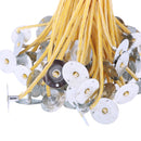 Pack of 50 Beeswax Candle Wicks Core for Candle Making w/Sustainers 20cm