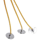 Pack of 50 Beeswax Candle Wicks Core for Candle Making w/Sustainers 20cm