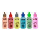 Pack of 6 Colors Jelly Washable Glitter Glue Pen for Painting Kids Crafts