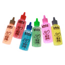 Pack of 6 Colors Jelly Washable Glitter Glue Pen for Painting Kids Crafts