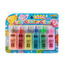 Pack of 6 Colors Jelly Washable Glitter Glue Pen for Painting Kids Crafts