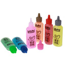 Pack of 6 Colors Jelly Washable Glitter Glue Pen for Painting Kids Crafts