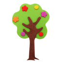 Pack of 4 Mixed Foam Shapes Green Trees Embellishments for Kids Scrapbooking Craft