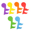 Pack of 25 Mixed Foam Shapes Music Notes Embellishments for Kids Scrapbooking Decor Craft
