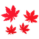20pcs Foam Shapes Maple Leaves Assorted Leaf Embellishments for Kids Craft