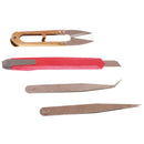 Set of 30pcs Jewelry Making Kit Set Beading Polishing Punching Tools Cord Tweezers