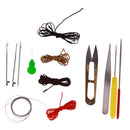A Box of Jewelry Making Starter Kit Set DIY Jewelry Findings Beading Tools for Crafts