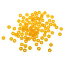 100x Resin Spacer Beads Washer Beads Jewellery Making Crafts Yellow