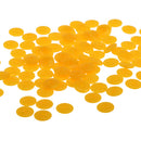 100x Resin Spacer Beads Washer Beads Jewellery Making Crafts Yellow