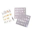 28pcs/set Wood Burning Tips Pyrography Tool Tips Soldering Tips Stencils