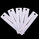 2-10mm 5pcs Knitting Needle Gauge Inch cm Ruler Tools for Crochet Hook Crafts
