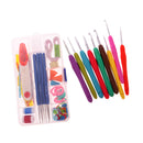 Best Sewing Tool Set Crochet Hooks Needles Knitting Craft Case Crochet Set