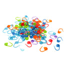 100pcs Mini Assorted Color Knitting Crafts Crochet Locking Stitching Needle Clips