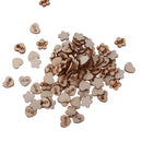 100pcs Mixed Wooden Shapes Hearts Plum Flower Unfinished Wood Pieces Embellishments for DIY Crafts