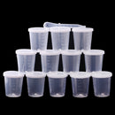 12pcs 30ml Plastic Measuring Cup with the Cap Drawing Tool 3.8x4cm